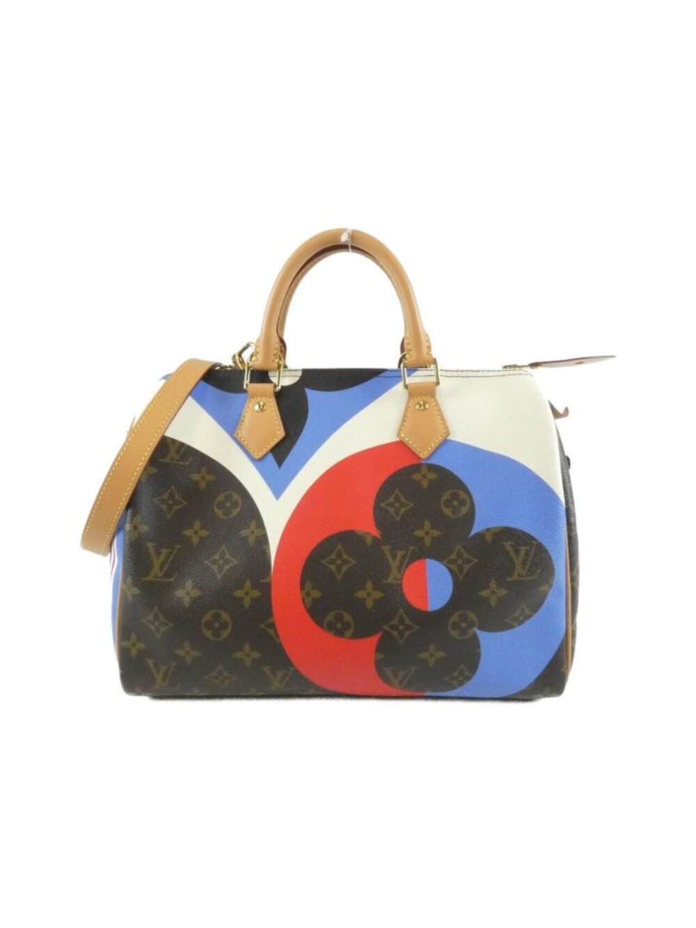Louis Vuitton Game on Monogram Speedy Bandouliere Boston Bag